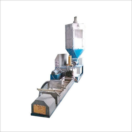 White And Blue Thermocol Foam Recycling Machine