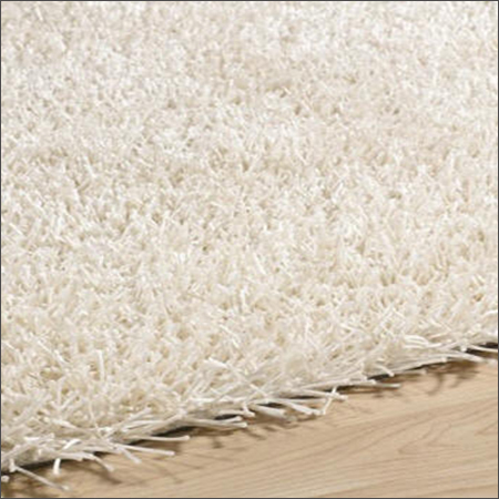 White Woolen Carpet