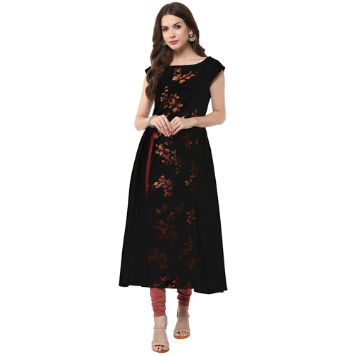 Anarkali Crepe Kurti