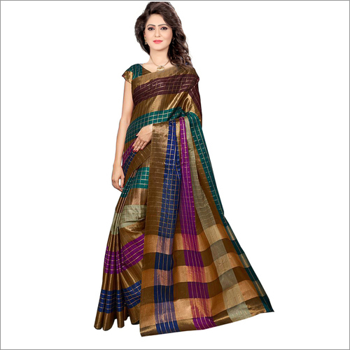 Jacquard Poly Silk Sarees