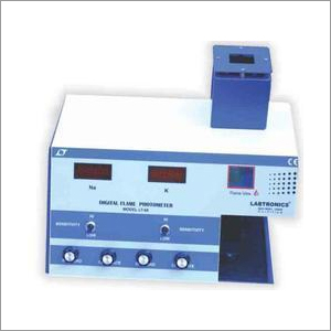 Digital Flame Photometer - Dual Bright LED Display 0-200 meq/l Range | Compact Design Lightweight 6.5 kg High Accuracy & Sensitivity