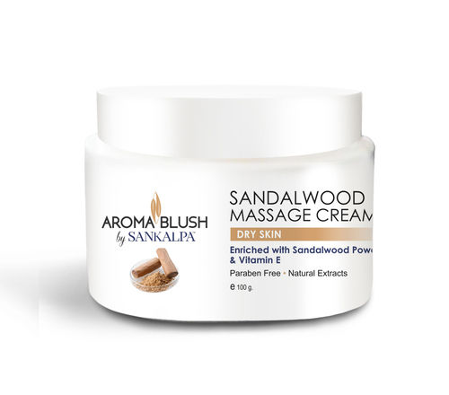 Sandalwood Face Massage Cream Gentle On Skin