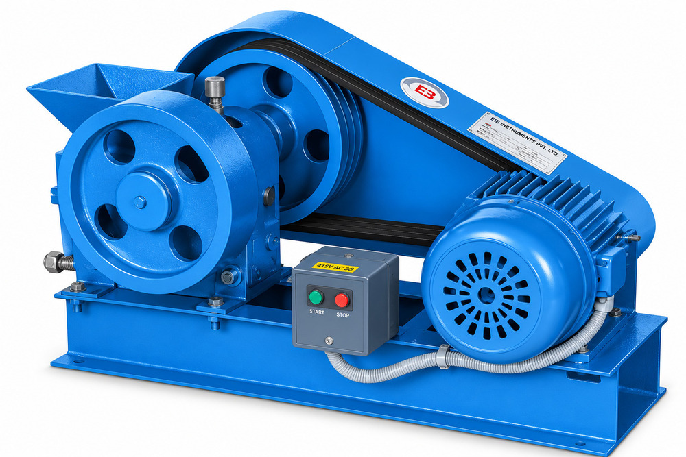 Jaw Crusher - Mild Steel & Cast Iron, 100x150 mm to 200x300 mm Sizes | High Impact Resistance, Minimal Downtime, Heavy Duty Jaws