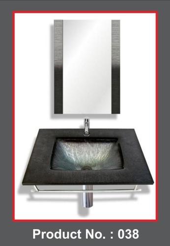 Black Glass Wash Basin