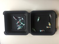 Biodegradable Corn Starch Hamburger Box Application: Food Container