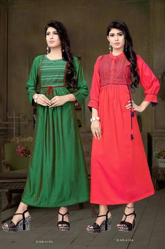 Available Color Anarkali Kurti