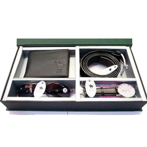 Polo Club Combo Gift Set - Black Color | Attractive Look, Soft Texture, Longevity, Perfect Gift Combo for Gents