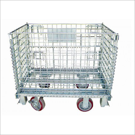 Foldable Wire Steel Mesh Container