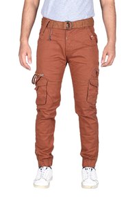 Mens 6 Pocket Plain Cargo Pants