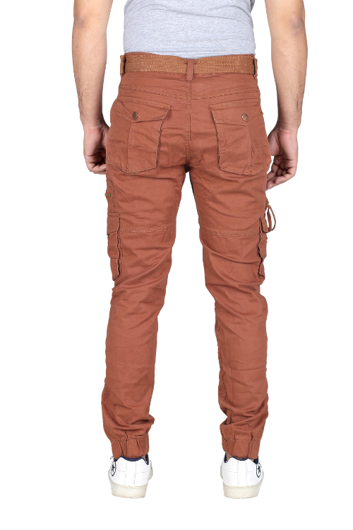 Mens 6 Pocket Plain Cargo Pants