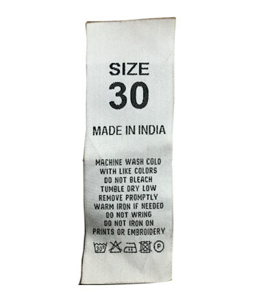Wash Care Labels