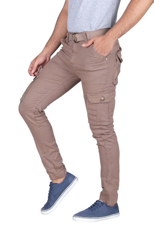 Mens Casual Cargo Trousers