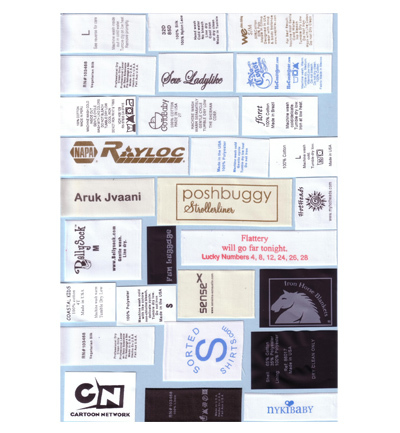 Taffete Printed Labels