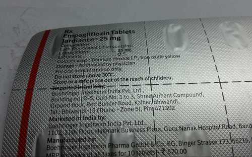 Empagliflozin Tablets General Medicines