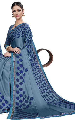 Blue Color Party Wear Saree
