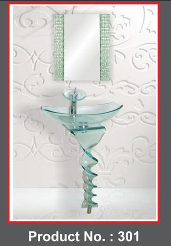 Glass Vanity Installation Type: Floor Mounted