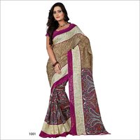 Silk Cotton Jacquard Saree - Cotton Jacquard, Length: 5.5 Mtr, Blouse Length: 0.8 Mtr | Multiple Colors, Printed Pattern, Bollywood Style, Zari Work
