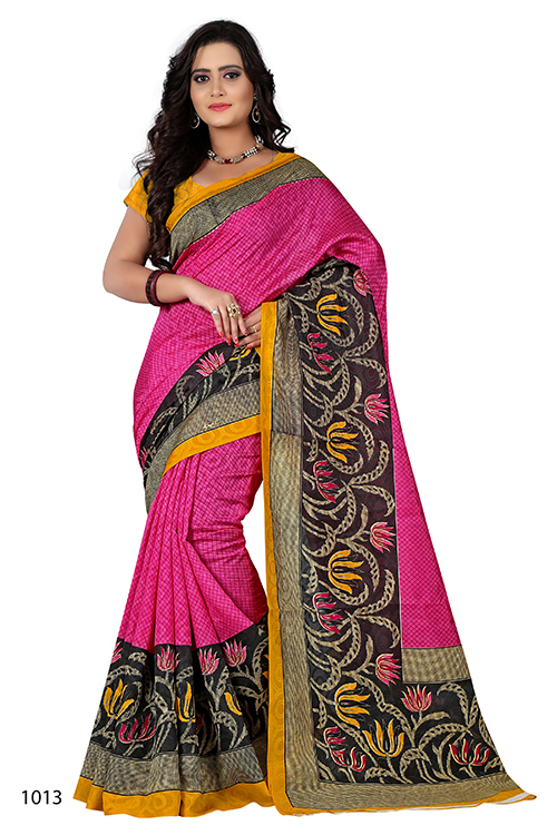 Silk Cotton Jacquard Saree