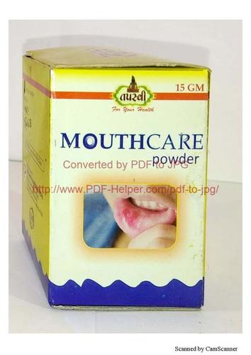 Mouth Care Powder Age Group: Suitable For All