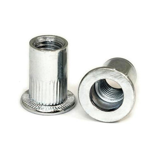 Insert Nuts - Stainless Steel, 5-10 Grams , Silver Color, Ideal for Building and Home Applications, Versatile for Various Uses