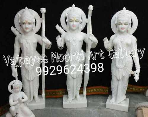 Makrana Marble Ram Darbar Famity Statue