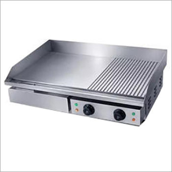 Half Grooved Electric Griddle Plate