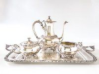 Vintage Silver Plate Tea Set