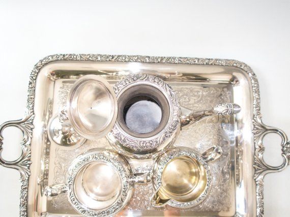 Vintage Silver Plate Tea Set