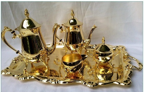 43 Wonderful Of Gold Plated Tea Set