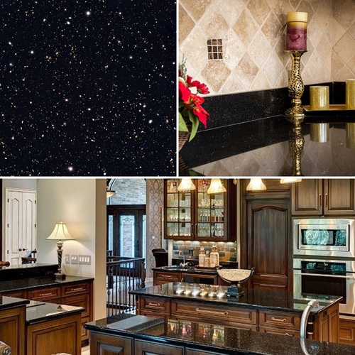 Black Galaxy Granite Tile