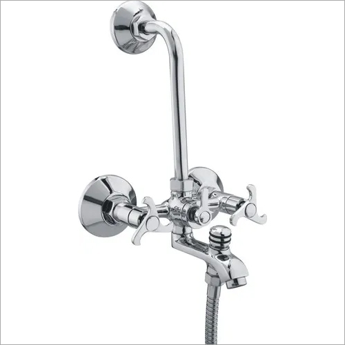 BATHROOM WALL MIXER 3 IN 1 WITH L BEND