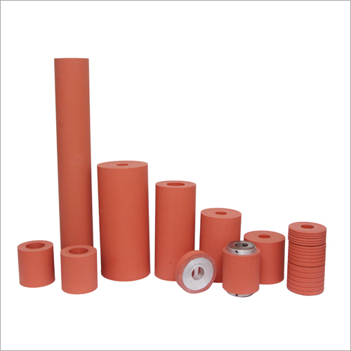 Red Hot Stamping Rubber Roller