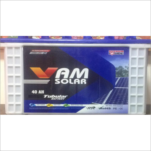 40 AH Solar Tubular Battery