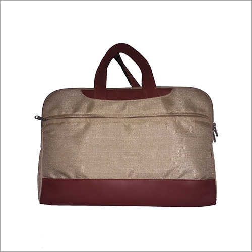 Jute Canvas Bag - Jute Material, Customizable Size & Color Options, Maroon, Zipper Top Closure for Easy Carrying & Trendy Design