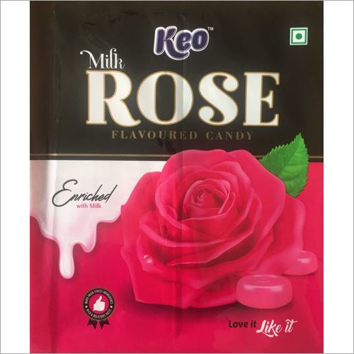 Ball Milk Rose Flavoured Candy