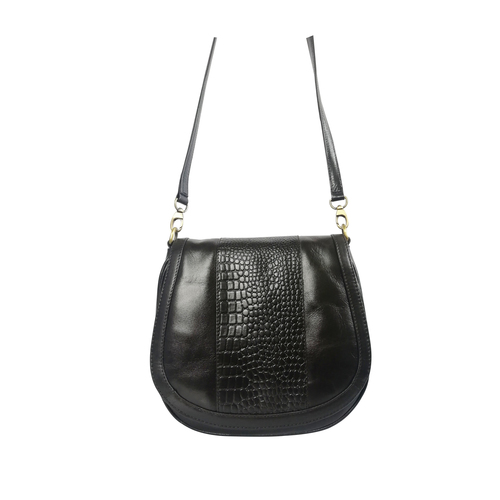 Women Leather Trendy Sling Bag