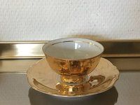 16 Pieces Gold Plated Tea Set For Home Decor