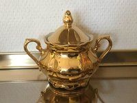 16 Pieces Gold Plated Tea Set For Home Decor