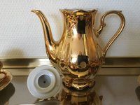 16 Pieces Gold Plated Tea Set For Home Decor