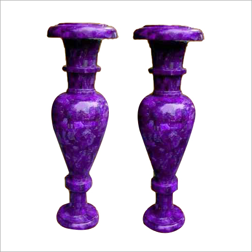 Marble Flower Vase Height: 30 Inch (In)