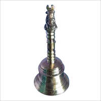 Silver 5 Inch Brass Hand Bell