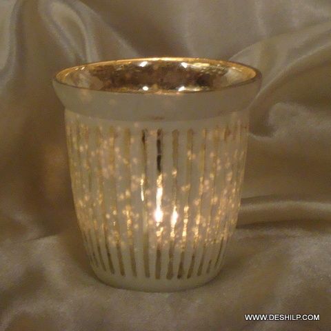 SILVER CANDLE VOTIVE