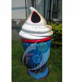 Frp Ice Cream Dustbin