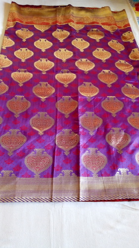 Purple Traditional Kanchipuram Silk Saree