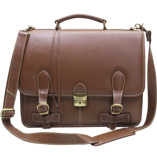 Leather Briefcase Office Bag For Men