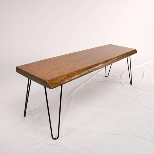 Vintage Bench - Wood and Metal, 150x30x45cm, Brown | Durable, Stylish, Comfortable, Strong, Elegant