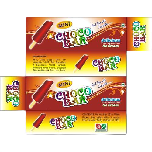 Printed Choco Bar Box