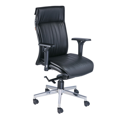 ALPHA CHAIR - Leatherite Tapestry, 12.5-30 Inch Height | Synchro Knee Tilt, PU Adjustable Arms, Chrome Base, 1 Year Warranty