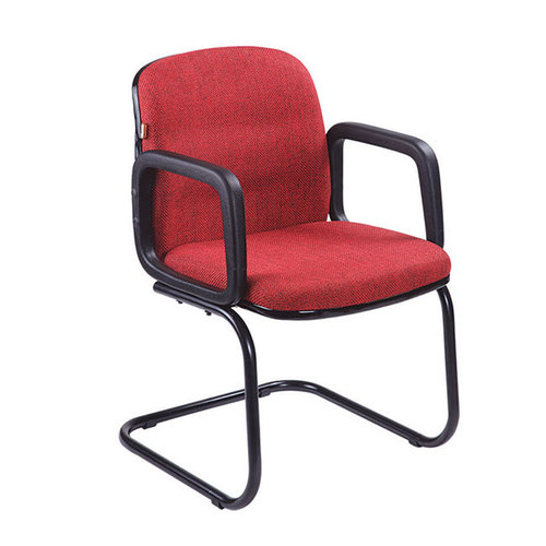 Black & Red Fabric Office Chair