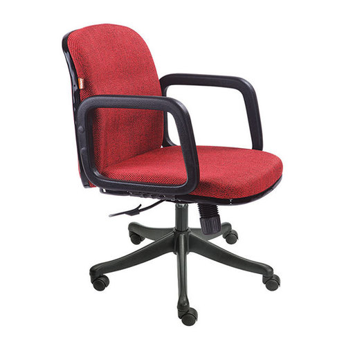 Black & Red Fancy Rolling Office Chair